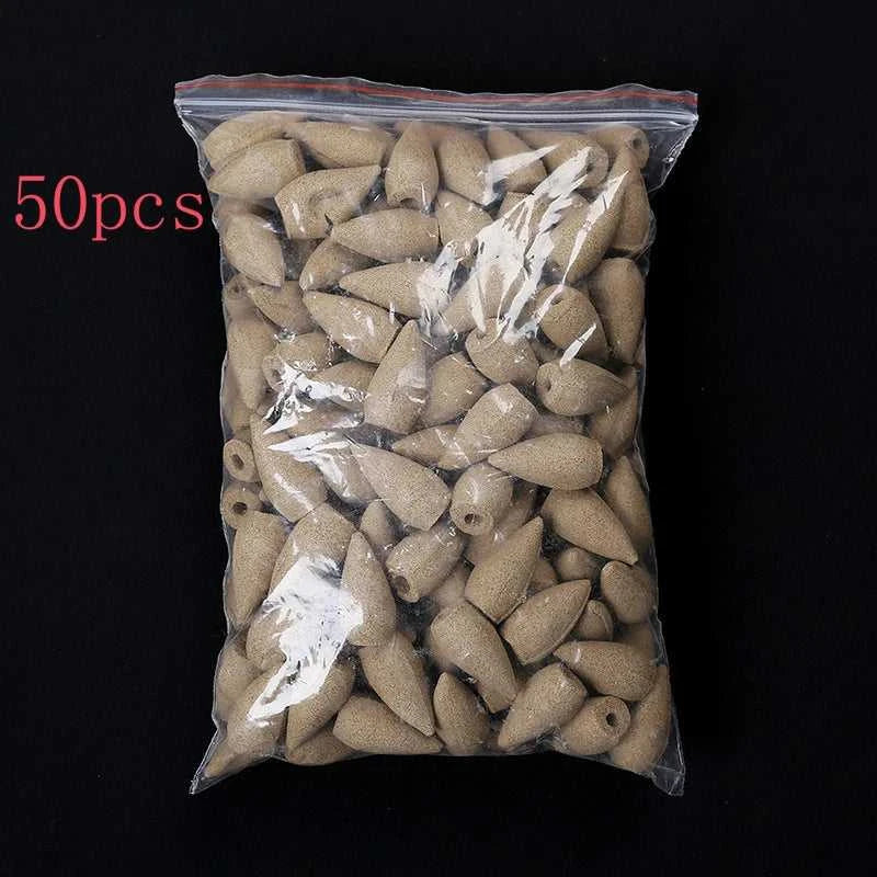 Mixed Waterfall Smoke Backflow Natural Incense Cone Incense Sandal Lavender Multi-scented Suitable for Places Tea Room Yoga Room 12000039908794270 7 $ Shop All Shop1103727550 Store Stew's Incense