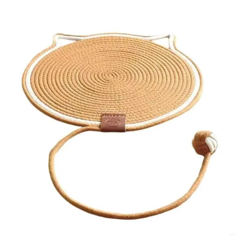 Cat scratching post A9LA Cotton Rope Cats Scratching Post Mat Fun Toy for Cats to Grind Claw & Relieve Stress Feature Wear-Resistant Design 12000047717962036 20 $ Shop All Fashioned Furbabies Stew's Incense