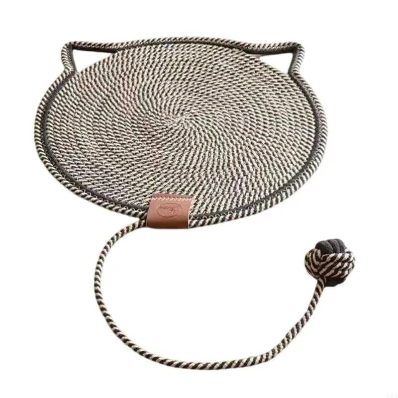 Cat scratching post A9LA Cotton Rope Cats Scratching Post Mat Fun Toy for Cats to Grind Claw & Relieve Stress Feature Wear-Resistant Design 12000047717962036 20 $ Shop All Fashioned Furbabies Stew's Incense