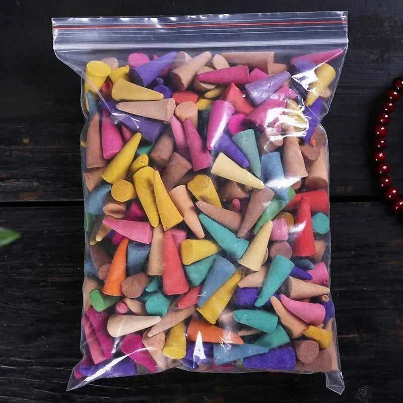 1Pack Backflow Incense Cones Pack of 60 Mixed Flavor Natural Incense Floral Lavender Sandalwood Aloes Aromatherapy 12000048875876168 6 $ Luyanmaoyi Store Stew's Incense