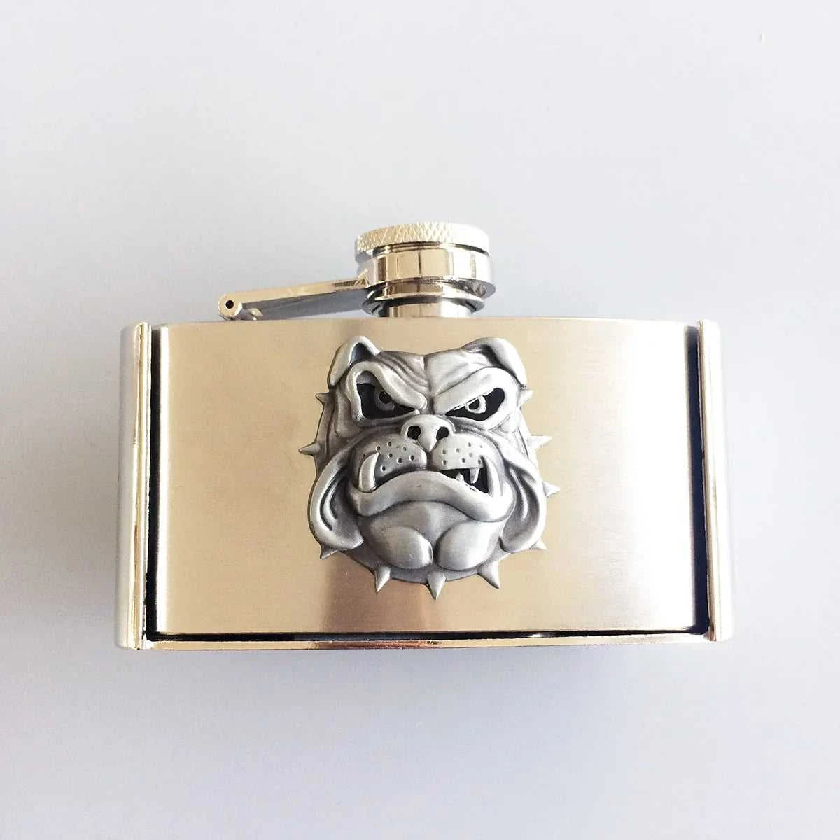 Belt buckle British Bull Dog Three Ounce Stainless Steel Flask Belt Buckle also Stock in US BUCKLE-FL-Bulldog Free Shipping 12000045578505204 51 $ Pet Lovers Shop All Products Fashioned Furbabies Stew's Incense