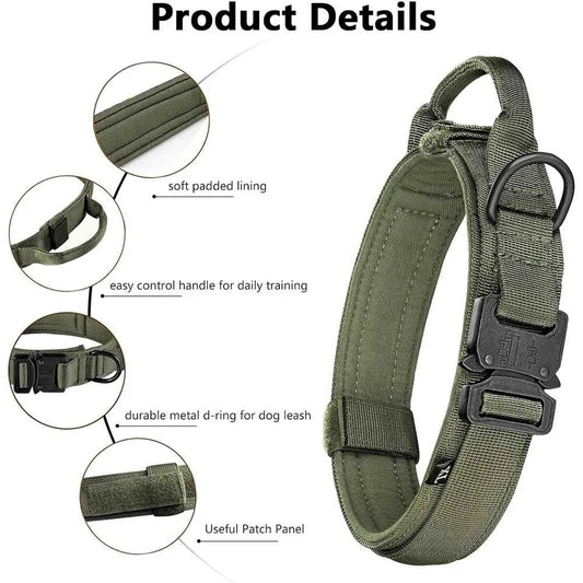 Large collar Dog Collar Durable Tactical Leash Set Adjustable Pet Collar Leash Medium Large Dog German Shepherd Training Accessories 1005006996742757-CP-M 41 $ Pet Lovers Shop All Products Fashioned Furbabies Stew's Incense
