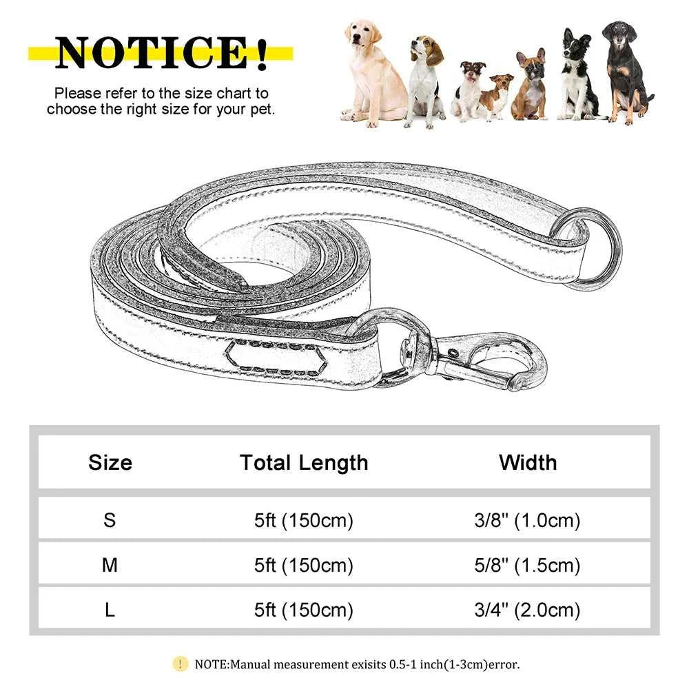 Leather Leash Real Leather Dog Leash Durable Medium Large Dog Lead Genuine Leather Walking Pet Leads Leash for Dogs German Shepherd Pitbull 14:10#black;5:361385 42 $ Pet Lovers Shop All Products Fashioned Furbabies Stew's Incense
