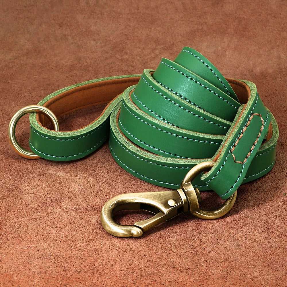 Leather Leash Real Leather Dog Leash Durable Medium Large Dog Lead Genuine Leather Walking Pet Leads Leash for Dogs German Shepherd Pitbull 14:10#black;5:361385 42 $ Pet Lovers Shop All Products Fashioned Furbabies Stew's Incense
