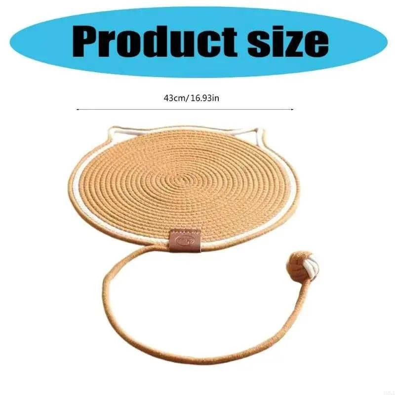 Cat scratching post A9LA Cotton Rope Cats Scratching Post Mat Fun Toy for Cats to Grind Claw & Relieve Stress Feature Wear-Resistant Design 12000047717962036 20 $ Shop All Fashioned Furbabies Stew's Incense