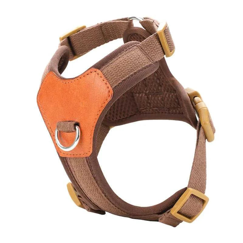 Retro Harness HP374--Retro Pet Harness for dogs,Adjustable webbing and High-quality PU Leather,Breathable mesh lining. 14:200004889#army green;5:361386 35 $ Pet Lovers Shop All Products Fashioned Furbabies Stew's Incense