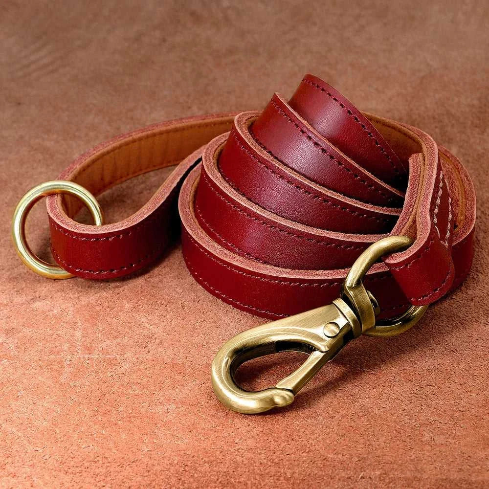 Leather Leash Real Leather Dog Leash Durable Medium Large Dog Lead Genuine Leather Walking Pet Leads Leash for Dogs German Shepherd Pitbull 14:10#black;5:361385 42 $ Pet Lovers Shop All Products Fashioned Furbabies Stew's Incense