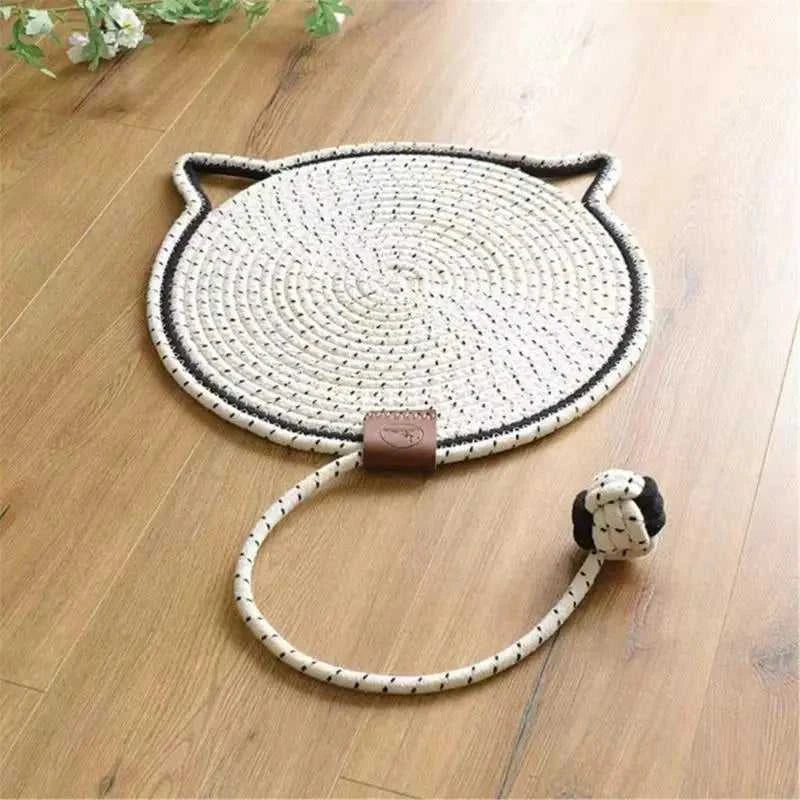 Cat scratching post A9LA Cotton Rope Cats Scratching Post Mat Fun Toy for Cats to Grind Claw & Relieve Stress Feature Wear-Resistant Design 12000047717962036 20 $ Shop All Fashioned Furbabies Stew's Incense
