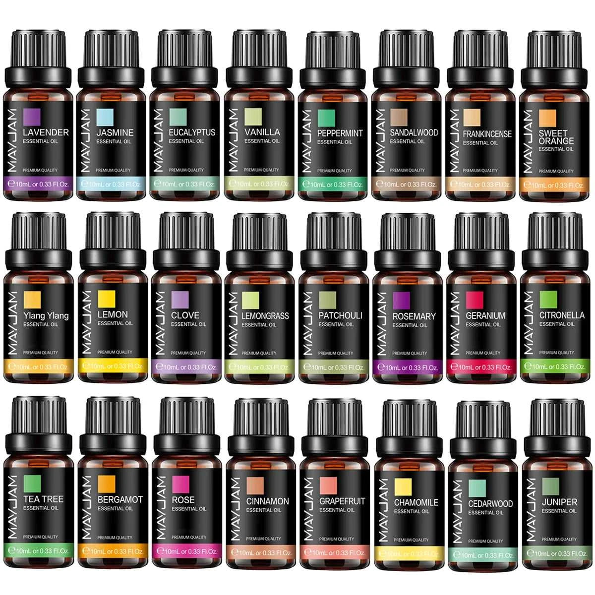 MAYJAM 10ML - Various Fragrances - Essential Oil For Humidifier Diffuser Candle Making 12000038538933877 3 $ Oils MAYJAM Official Store Stew's Incense