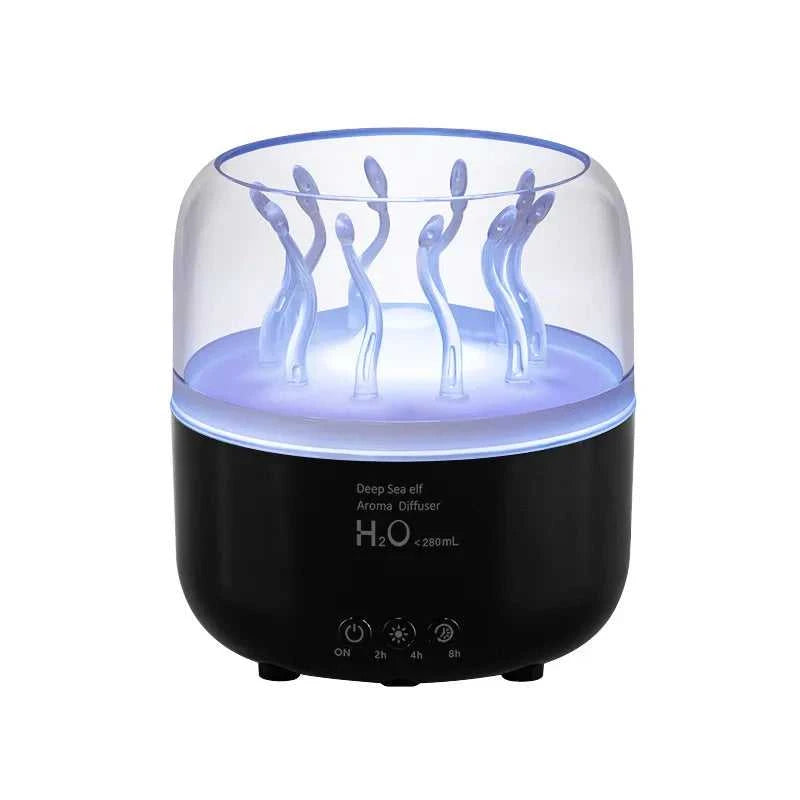 New rotating jellyfish aroma diffuser home desktop fresh air humidifier colorful ambient light diffuser 12000050895602822 74 $ TopWave Store Stew's Incense