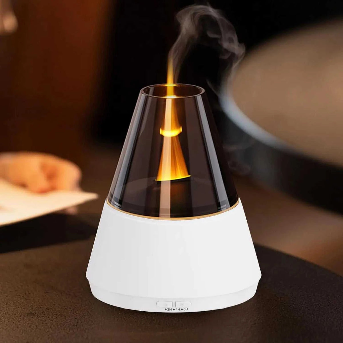 Flame Essential Oil Diffuser Upgrade 7 Colour Lights Aromatherapy Diffuser Diffuser Air Humidifier Aroma Diffusers for Bedroom 12000053082702083 71 $ CREAROMA Choice Store Stew's Incense