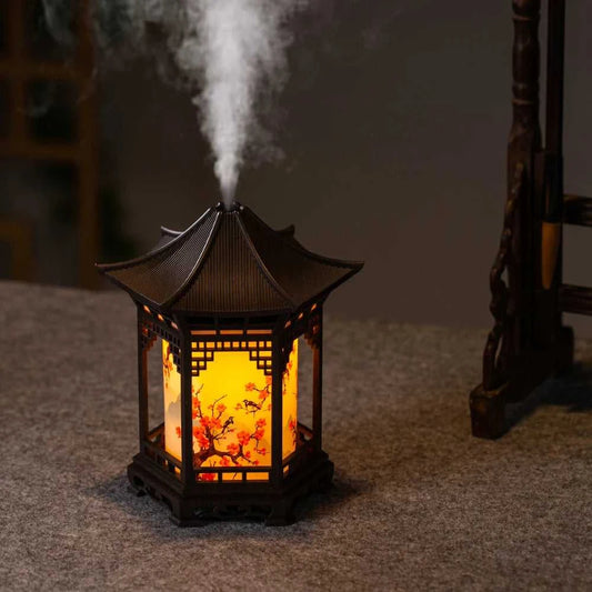 New small pavilion humidifier night light home Chinese style, home office humidifier USB portable water supplement car 12000052676696205 19 $ Shop1105222376 Store Stew's Incense