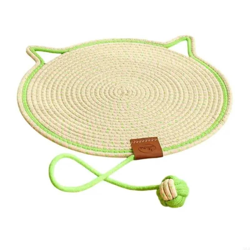 Cat scratching post A9LA Cotton Rope Cats Scratching Post Mat Fun Toy for Cats to Grind Claw & Relieve Stress Feature Wear-Resistant Design 12000047717962036 20 $ Shop All Fashioned Furbabies Stew's Incense