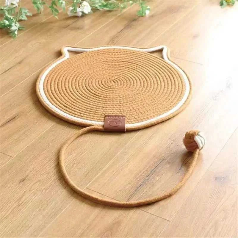 Cat scratching post A9LA Cotton Rope Cats Scratching Post Mat Fun Toy for Cats to Grind Claw & Relieve Stress Feature Wear-Resistant Design 12000047717962036 20 $ Shop All Fashioned Furbabies Stew's Incense