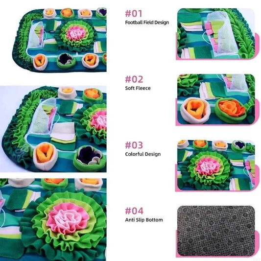 Toys 2025 New Interaction Dog Puzzle Snuffle Mat For Mental Stimulation And Boredom Relief With Soccer Field Design for Slow Feeding 12000049309546157 38 $ Fashioned Furbabies Stew's Incense