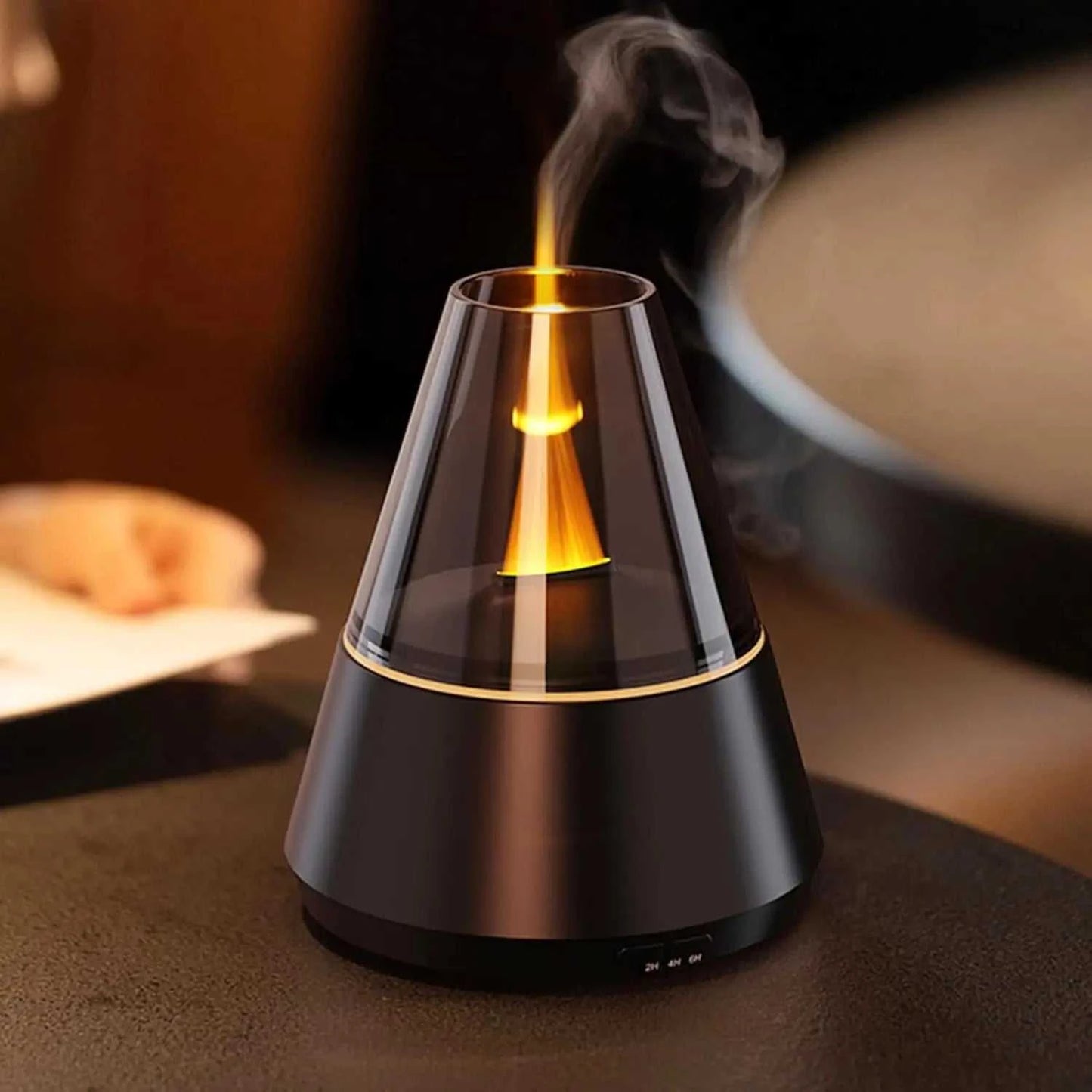 Flame Essential Oil Diffuser Upgrade 7 Colour Lights Aromatherapy Diffuser Diffuser Air Humidifier Aroma Diffusers for Bedroom 12000053082702083 71 $ CREAROMA Choice Store Stew's Incense