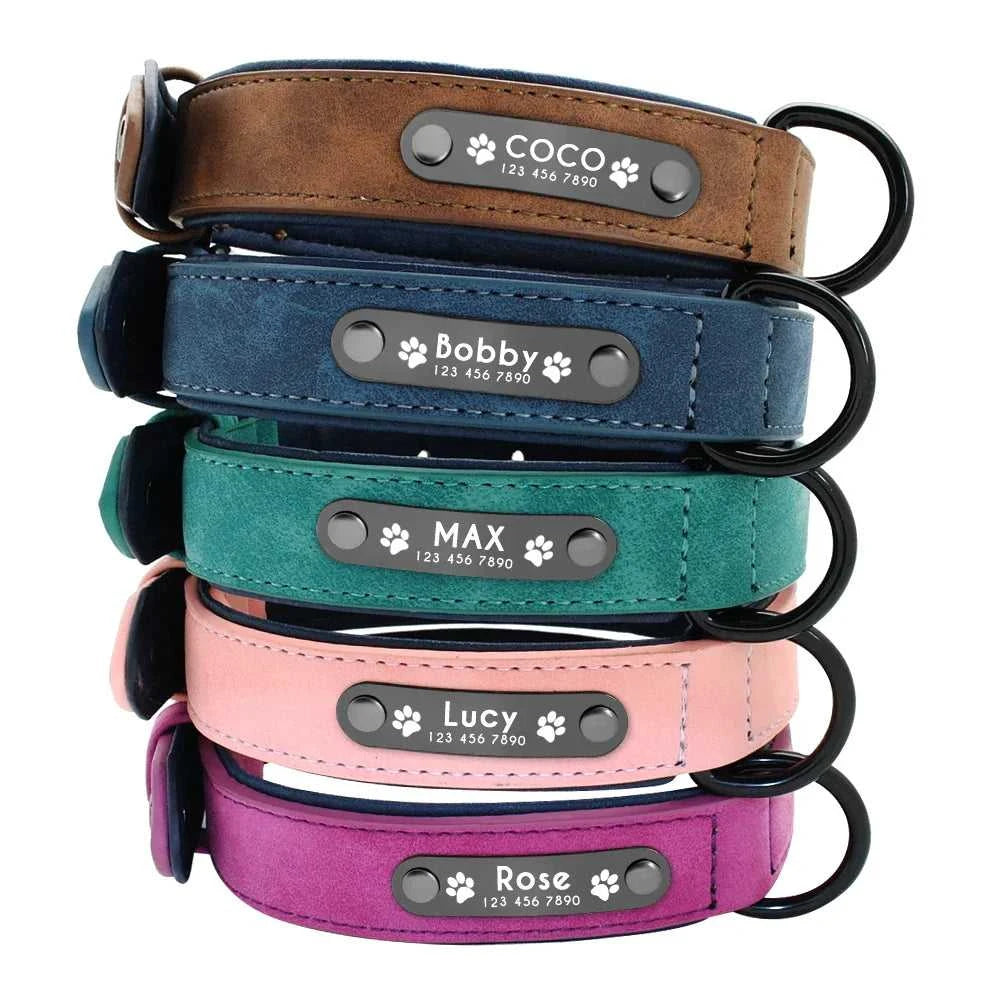 Collar and leash Leather Dog Collar Leash Custom Durable Leather Pet Collars and Leashes Walking Leads Strap Cusomized for Small Medium Large Dog 32914648747-brown collar-S 44 $ Pet Lovers Shop All Products Fashioned Furbabies Stew's Incense
