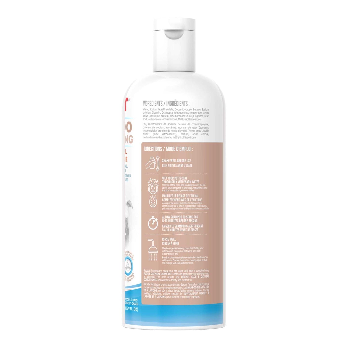 Shampoo UBAVET Aloe & Oatmeal Shampoo for Dogs & Cats – Gentle Hydrating Formula – (16.9 fl oz / 500ml) UVUS3002 15 $ Pet Lovers Store American Pet Supplies Stew's Incense