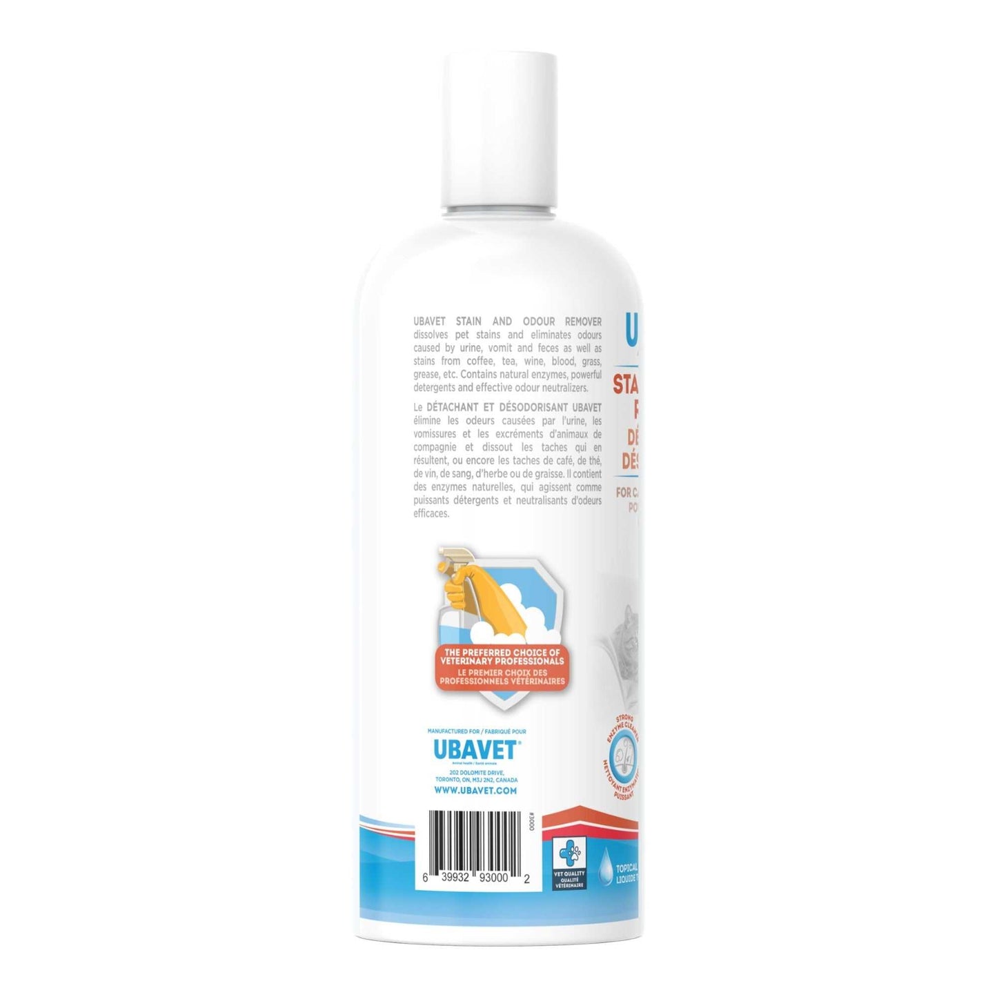 Stain Remover UBAVET Stain and Odor Remover for Dogs & Cats – Powerful Enzyme Cleaner – (16.9 fl oz / 500ml) UVUS3000 16 $ Pet Lovers Store American Pet Supplies Stew's Incense