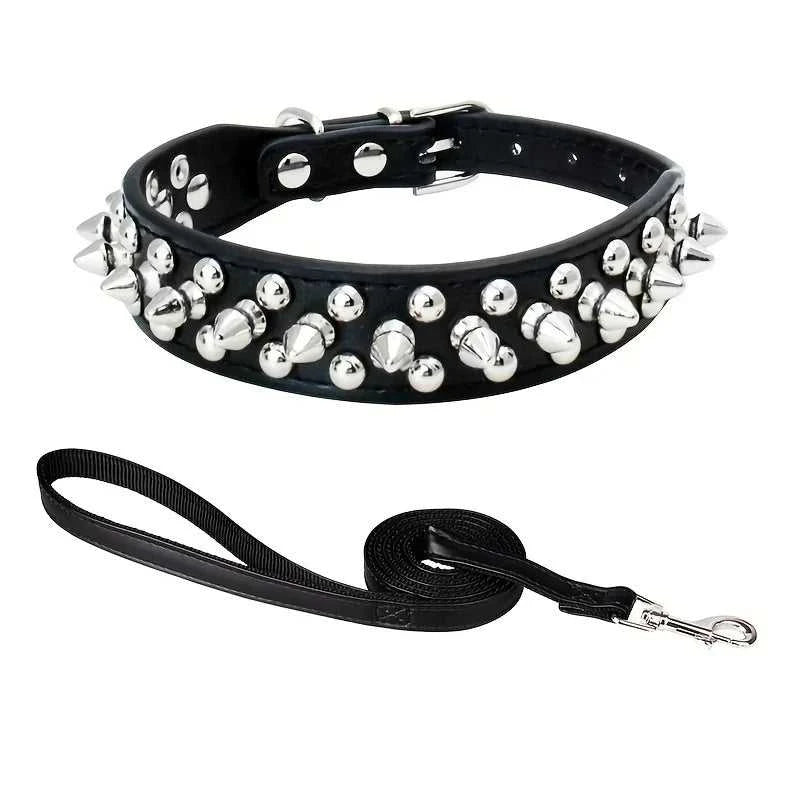 Spiked Harness Dog Collar Leather Stylish and Durable Leash Medium Harness Dogs Backpack Collars Harnesses Wears Necklaces 14:193#Black;5:4182#XL 40 $ Pet Lovers Shop All Products Fashioned Furbabies Stew's Incense