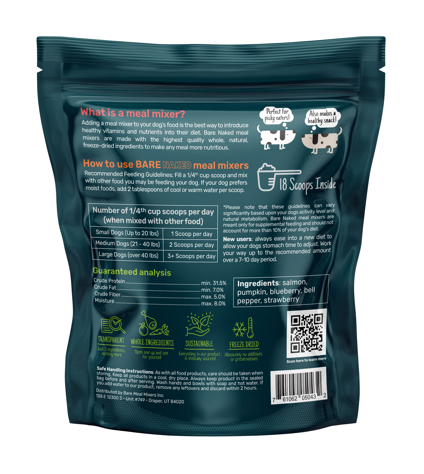 Salmon Mix - 6oz 1003 21 $ Bare Naked Pet Co. Stew's Incense