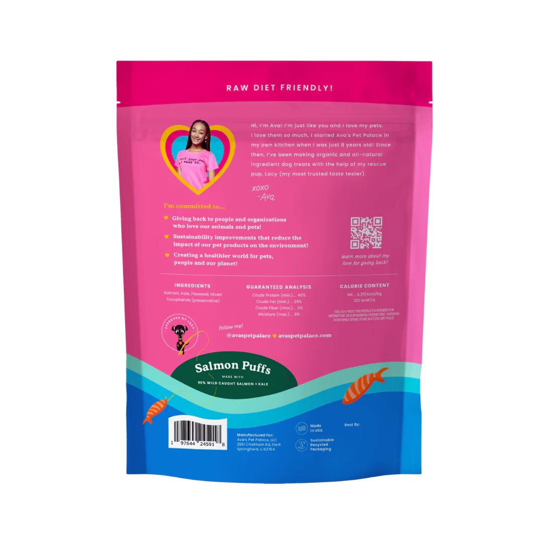 Dog Treats Ava's Pet Palace Freeze Dried Dog Treats - Salmon Puffs (3 oz) PCK9300 14 $ Pet Lovers Store American Pet Supplies Stew's Incense