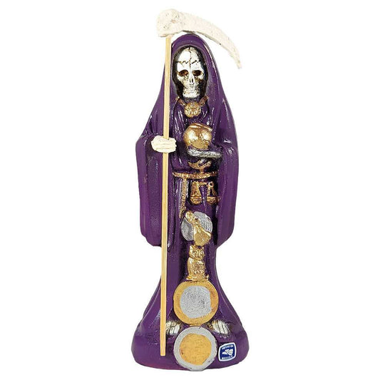 Figurine Santa Muerte Statue - Un-Dressed - 8" - Purple 42215 27 $ The Witches Sage LLC Stew's Incense