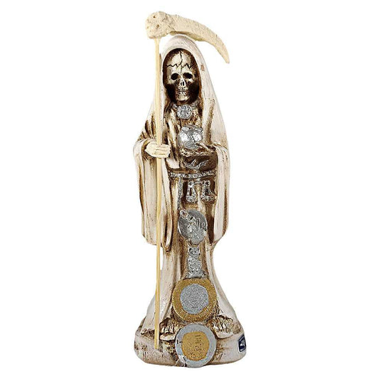 Figurine Santa Muerte Statue - Un-Dressed - 8" - White 42217 27 $ The Witches Sage LLC Stew's Incense