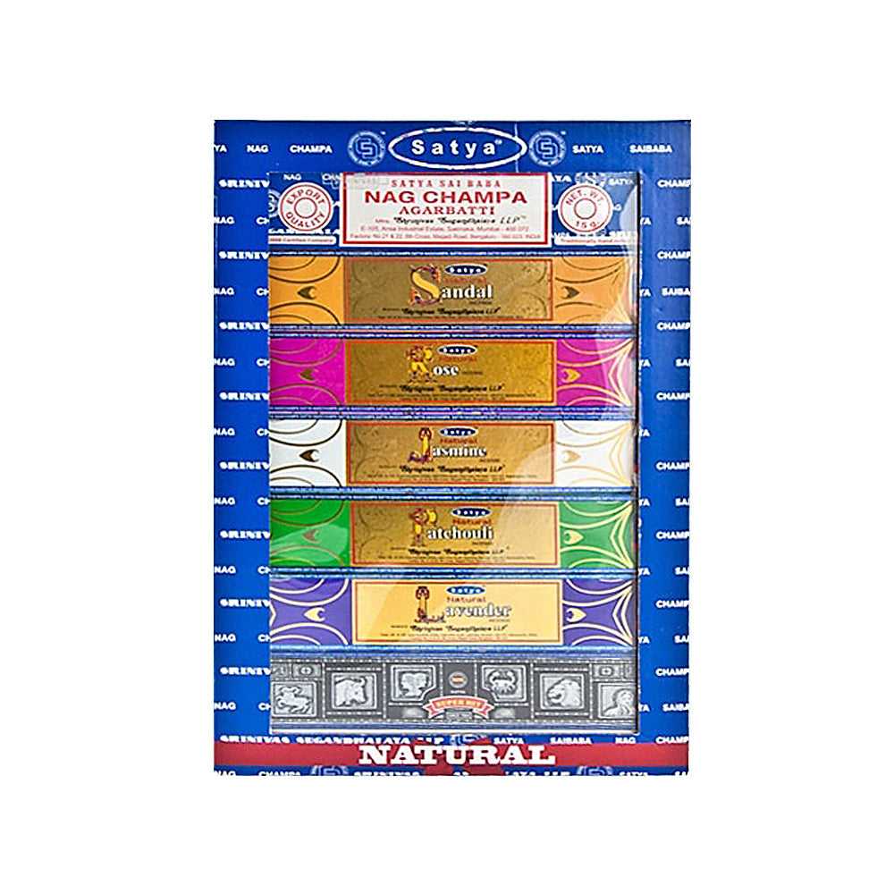 Incense Satya 7-in-1 Natural Series Gift Pack STGB02 9 $ Shop All The Witches Sage LLC Stew's Incense