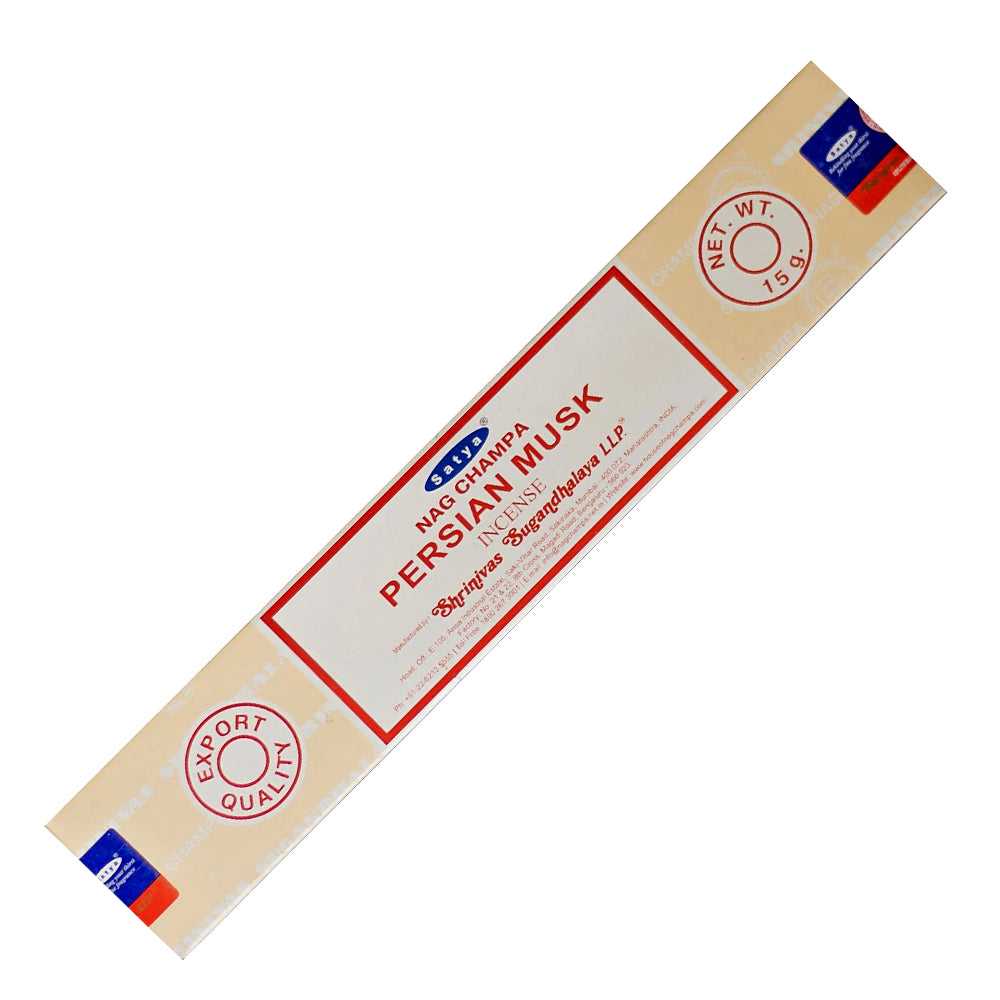 Incense Satya Persian Musk Incense Sticks 15g ST235 1 $ Shop All The Witches Sage LLC Stew's Incense