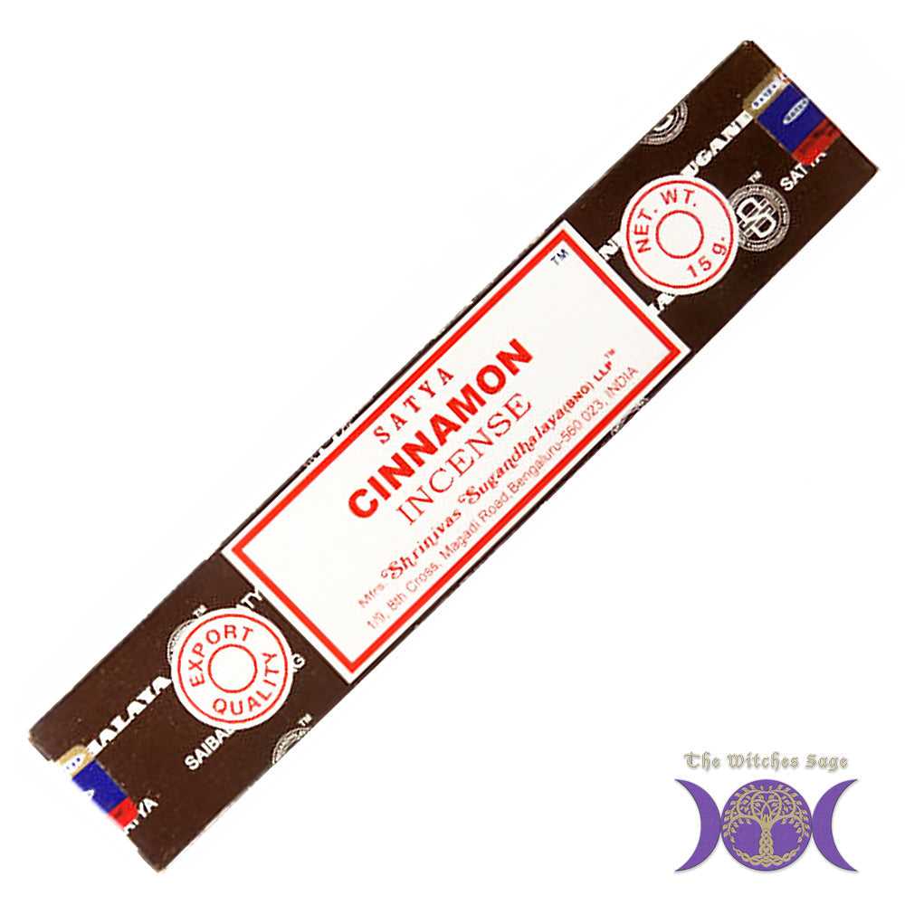 Incense Satya Cinnamon Incense sticks 15 gr ST321 1 $ The Witches Sage LLC Stew's Incense