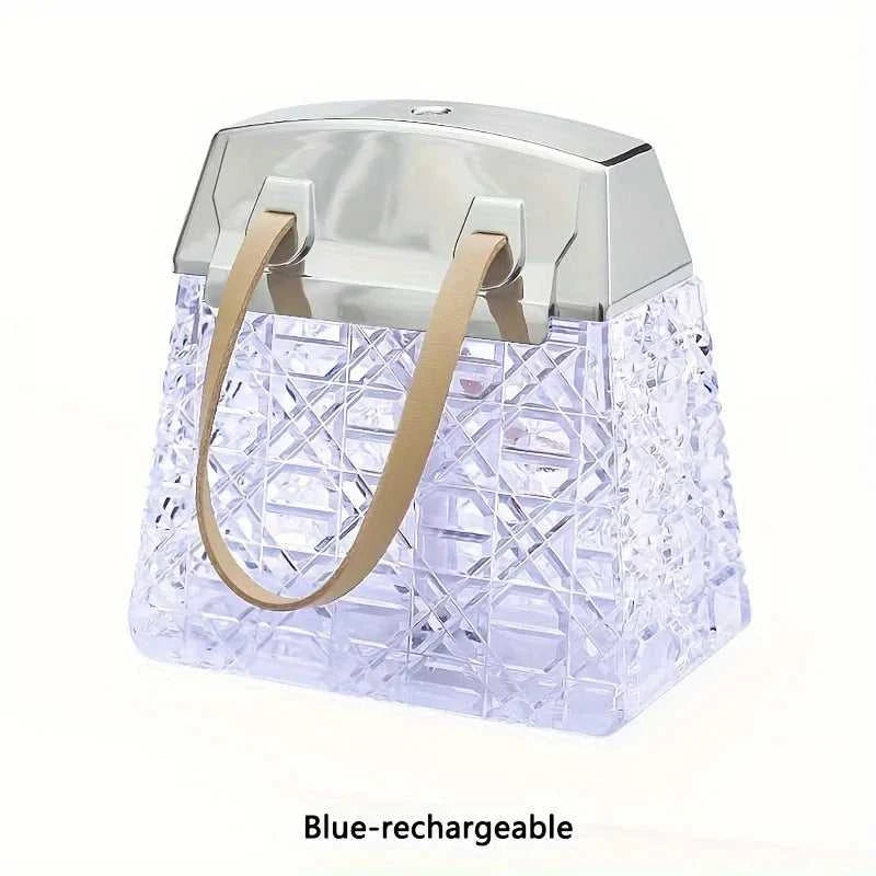 Crystal Bag Air Humidifier 300ML USB Rechargeable Aroma Diffuser Essential Oils Color Lights Mist Sprayer for Home Bedroom Gift 12000048673192211 26 $ Searide Official Store Stew's Incense