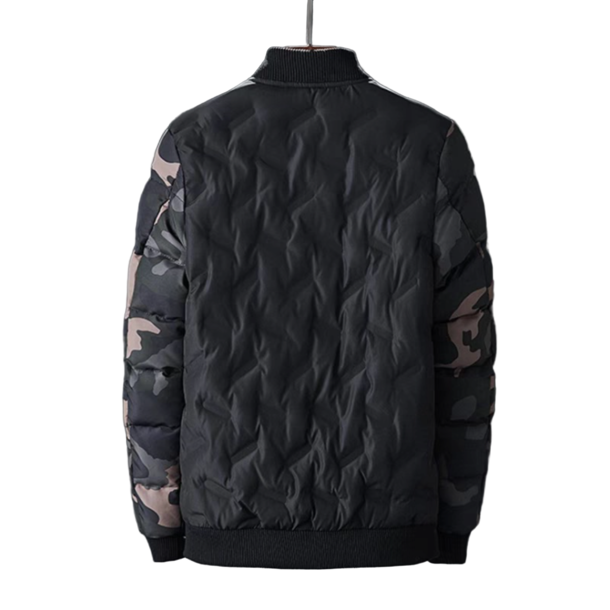 Men Jackets Mens Camouflage Bomber Jacket OPMJ0924B1-BLK-XS 69 $ Coats Onetify Stew's Incense