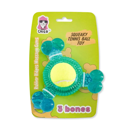 TPR Tennis Ball 3-Bone TPR Chew Toy with Squeaker & Tennis Ball for Dogs – Removable Ball & Interactive Play TPR645 11 $ Pet Lovers Store American Pet Supplies Stew's Incense