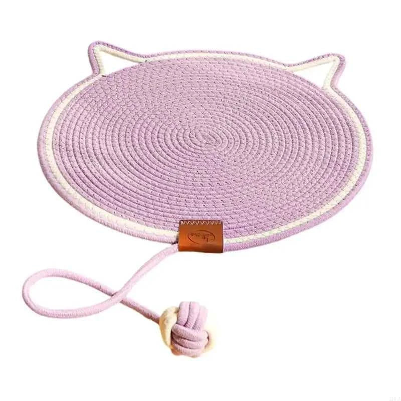 Cat scratching post A9LA Cotton Rope Cats Scratching Post Mat Fun Toy for Cats to Grind Claw & Relieve Stress Feature Wear-Resistant Design 12000047717962036 20 $ Shop All Fashioned Furbabies Stew's Incense