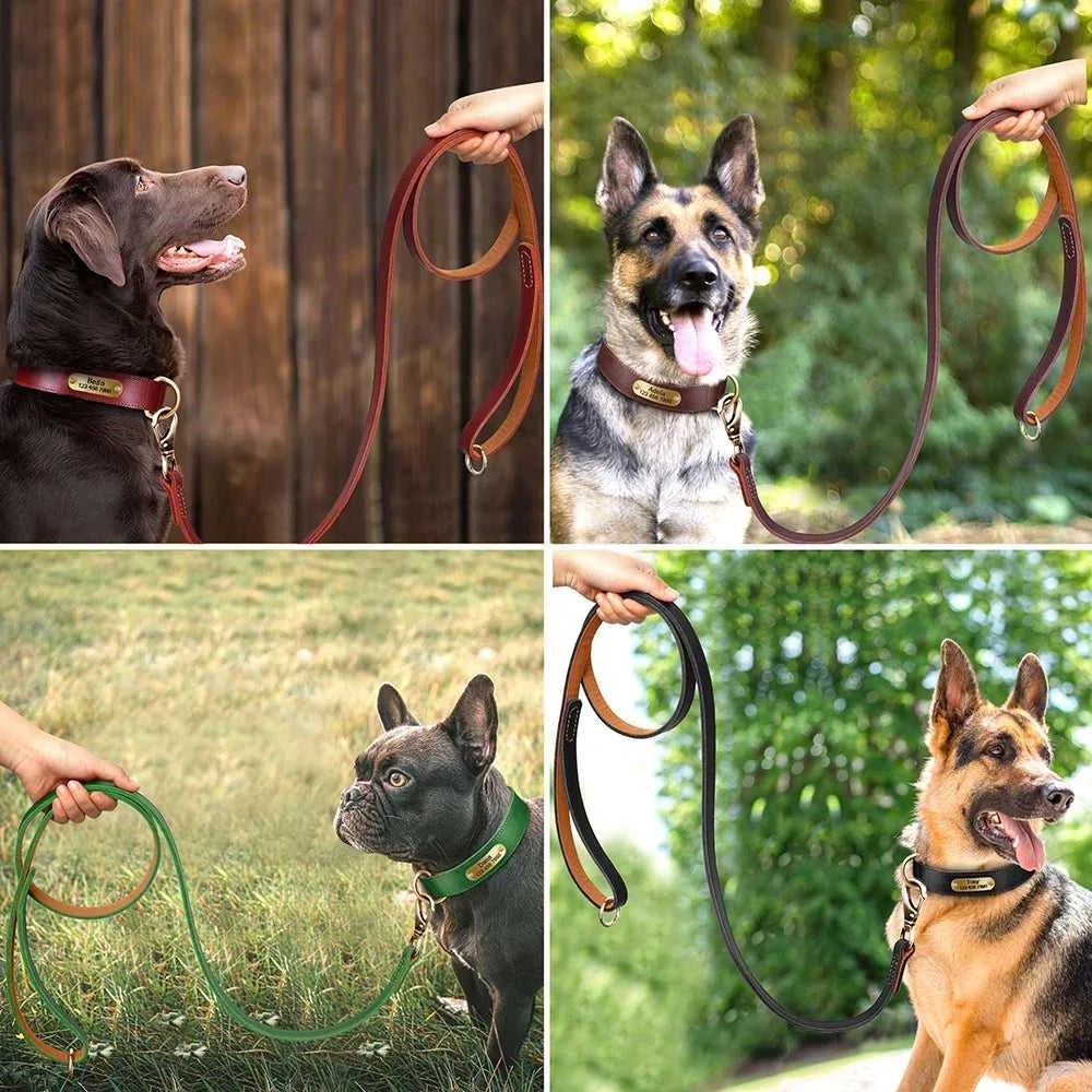 Leather Leash Real Leather Dog Leash Durable Medium Large Dog Lead Genuine Leather Walking Pet Leads Leash for Dogs German Shepherd Pitbull 14:10#black;5:361385 42 $ Pet Lovers Shop All Products Fashioned Furbabies Stew's Incense