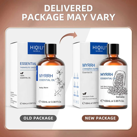HIQILI 100ML Myrrh Essential Oils,100% Pure Nature for Aromatherapy, Diffuser, Humidifier, Massage, Relieving Stress, Fragrance 12000027053018006 16 $ HIQILI HIQILI Official Store Stew's Incense