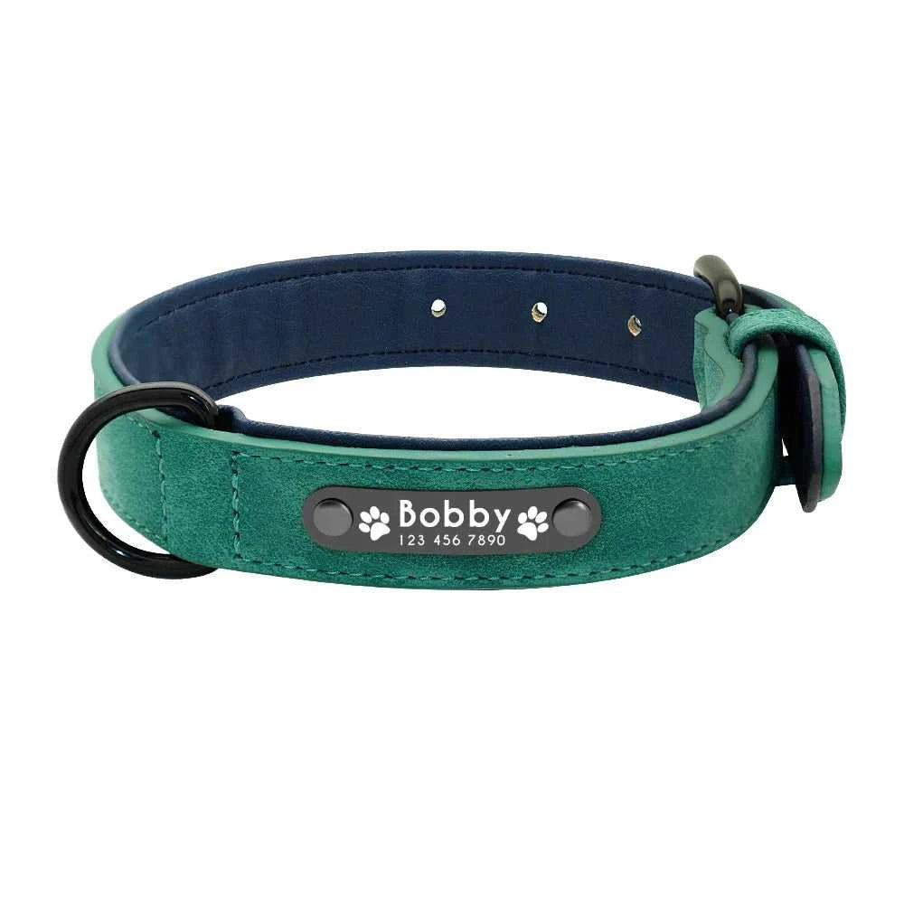 Collar and leash Leather Dog Collar Leash Custom Durable Leather Pet Collars and Leashes Walking Leads Strap Cusomized for Small Medium Large Dog 32914648747-brown collar-S 44 $ Pet Lovers Shop All Products Fashioned Furbabies Stew's Incense