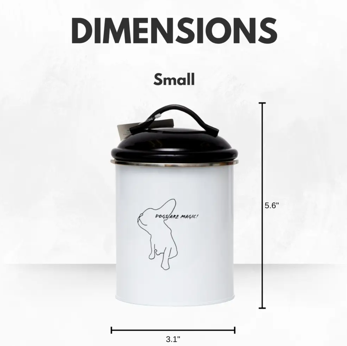 Containers Country Living Set of 3 Pet Treat Storage Canisters – Black & White PL3400S 36 $ Pet Lovers Store American Pet Supplies Stew's Incense