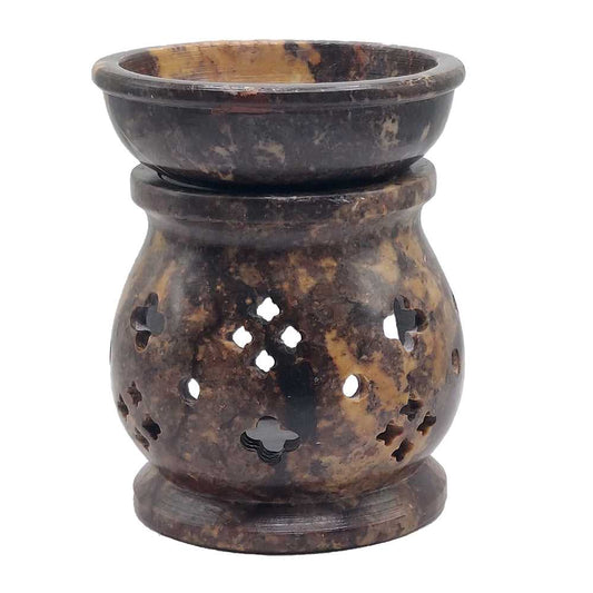 Oil Burner Soapstone Aroma Lamp F02-131-308 7 $ Shop All The Witches Sage LLC Stew's Incense