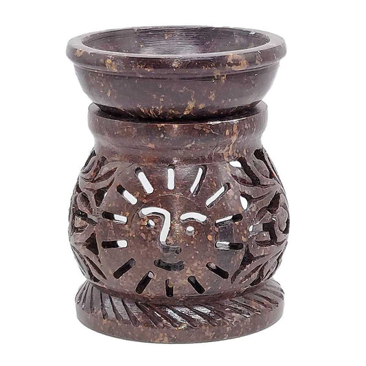 Oil Burner Sun Soapstone Aroma Lamp STSC 5 $ Shop All The Witches Sage LLC Stew's Incense