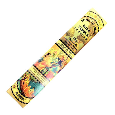 Incense Song of India - India Temple Incense Sticks INT-15 1 $ The Witches Sage LLC Stew's Incense