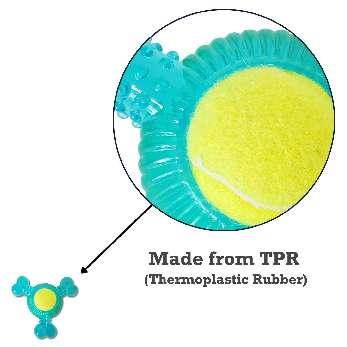 TPR Tennis Ball 3-Bone TPR Chew Toy with Squeaker & Tennis Ball for Dogs – Removable Ball & Interactive Play TPR645 11 $ Pet Lovers Store American Pet Supplies Stew's Incense