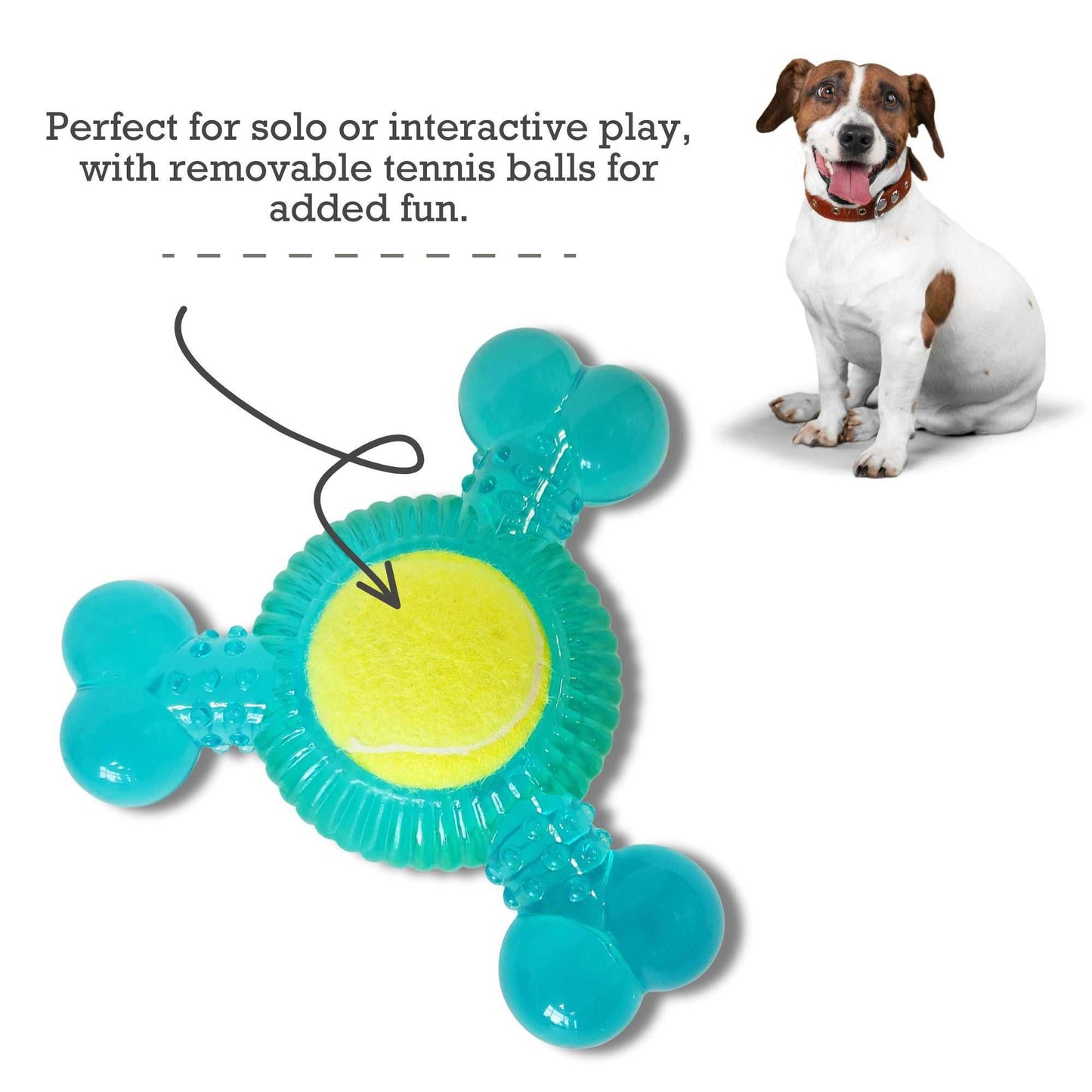 TPR Tennis Ball 3-Bone TPR Chew Toy with Squeaker & Tennis Ball for Dogs – Removable Ball & Interactive Play TPR645 11 $ Pet Lovers Store American Pet Supplies Stew's Incense