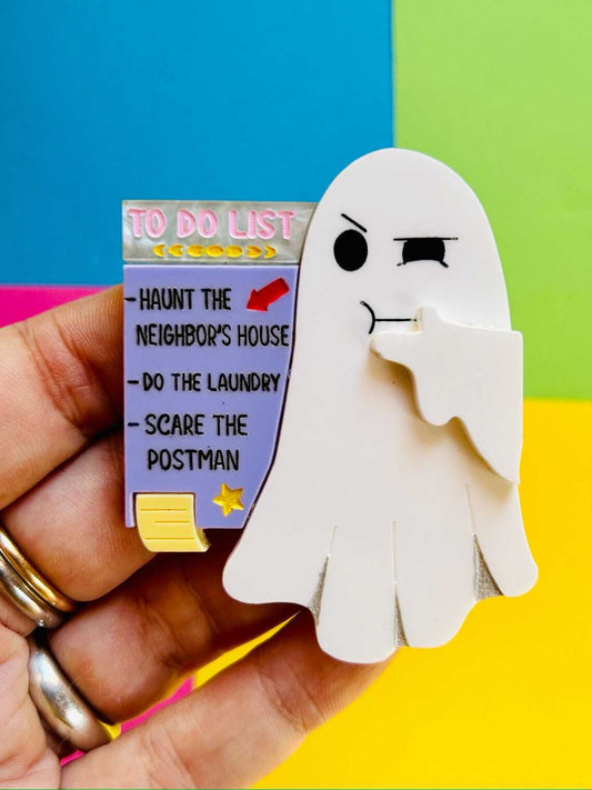 Brooches To Do List Acrylic Brooch by Makokot Design 417436374467_BADC 29 $ Shop All Quirks! Stew's Incense