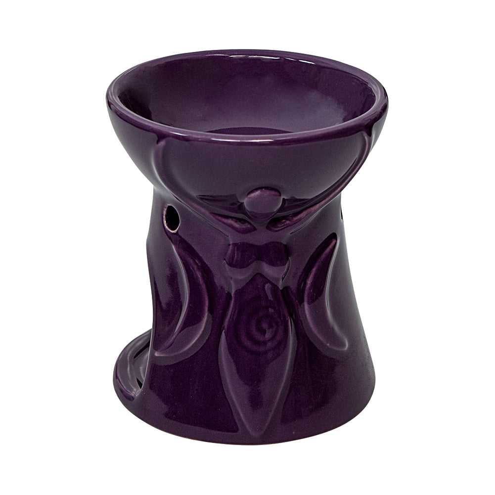 Oil Burner Triple Moon Goddess Ceramic Oil Burner 08121 8 $ The Witches Sage LLC Stew's Incense