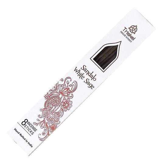 Incense Triskel Resin Incense Sticks - Sandalo White Sage 69338 1 $ Shop All The Witches Sage LLC Stew's Incense