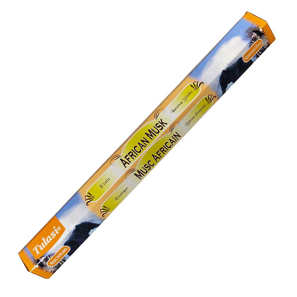 Incense Tulasi African Musk Incense Sticks 2601 1 $ Shop All The Witches Sage LLC Stew's Incense