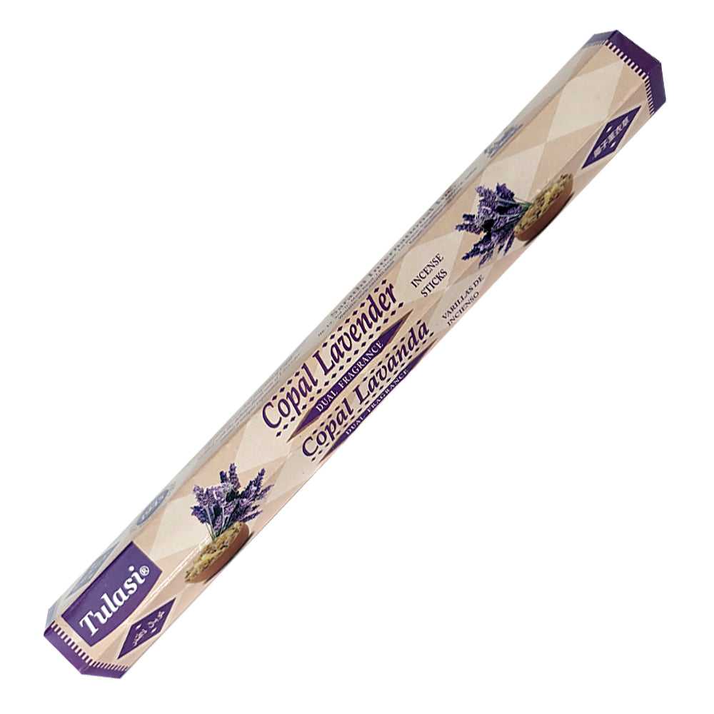 Incense Tulasi Copal Lavender Dual Fragrance Incense Sticks 2767 1 $ Shop All The Witches Sage LLC Stew's Incense