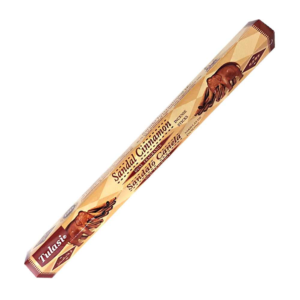 Incense Tulasi Sandal Cinnamon Dual Fragrance Incense Sticks 2788 1 $ Shop All The Witches Sage LLC Stew's Incense